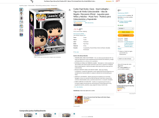 Funko Pop! Rocks: Oasis Noel Gallagher por 6,99€