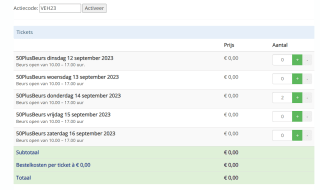 Gratis 2 tickets voor de 50plusbeurs twv €36