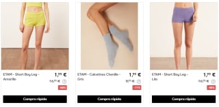 Etam ropa desde solo 0,99€ preciazos