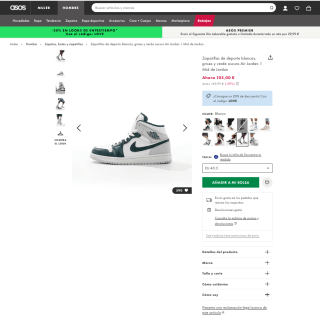 Zapatillas Nike Air Jordan 1 Mid Hombre a tan solo 84€