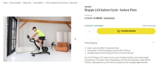 VirtuFit Etappe 2.0i - Indoorfiets - Indoor Cycle voor €549 via de Nrcwebwinkel