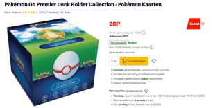 Pokémon Go Premier Deck Holder Collection - Pokémon Kaarten voor €28,21 bij Bol.com