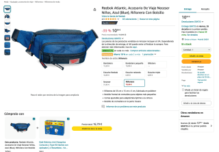 Riñonera Reebok Atlantic por solo 10,99€