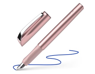 Pluma Schneider estilográfica Ceod Shiny color rosa con tinta azul a solo 9,45€