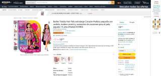 Barbie Totally Hair Pelo extralargo por 10€