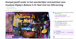 entreeticket voor museum Ripley's Believe It Or Not vanaf €9,99 via Groupon