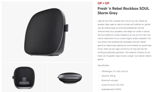Fresh 'n Rebel Rockbox SOUL Storm Grey voor €59 bij HEMA