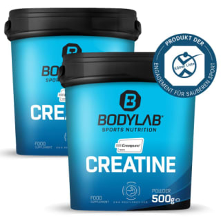 1 kg Creatine (Creapure®) (2 x 500 gram) voor €41,98 dmv code bij Bodylab