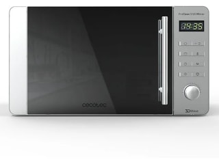 Microondas Cecotec ProClean 5120 Mirror, Grill, 700W, 20 L, 5 niveles por 54,90€