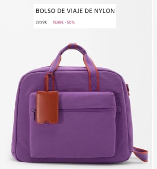 Bolso de Viaje de Nylon por 19.99€