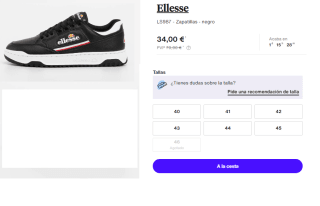 Zapatillas Casual de Hombre Ellesse LS987 por 34€