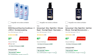 Tot 80% select korting op haarverzorging & -styling producten bij Bol