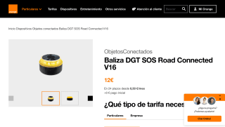 Baliza DGT SOS con Orange por 12€