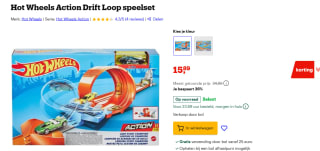 Hot Wheels Action Drift Loop voor €15,89 bij Bol