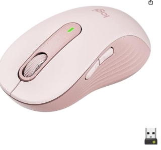 Ratón inalámbrico marca Logitech Signature M650 L color rosa por 20,29€
