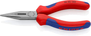 Platspitse tang met zijsnijder (radiotang) 25 02 140 KNIPEX voor €17,90 bij Amazon