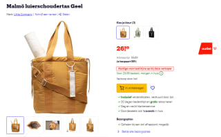 Little Company Malmö luierschoudertas voor €26,99 bij Bol