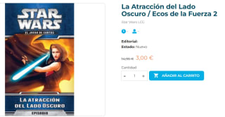 Star Wars LCG - La Atracción del Lado Oscuro / Ecos de la Fuerza 2 por 3€