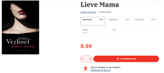 Lieve Mama' van Esther Verhoef voor €8,99 bij Bruna
