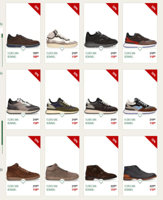 50% korting op Floris van Bommel schoenen