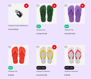 Havaianas slipper voor €9,35 dmv code