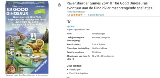 Ravensburger Disney The Good Dinosaur voor €6,43 bij Amazon