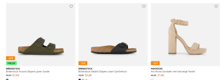 25% korting op alle slippers en sandalen bij Ziengs