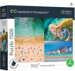 Puzle marca Trefl Aerial Mindblow: Waiting for High Tide de 1500 piezas por 5,50€