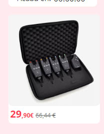 Kit de alarma para pesca 5 piezas por 29,90€