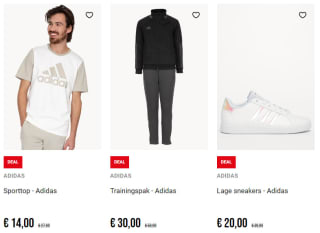 50% korting op de hele Adidas collectie van Bristol