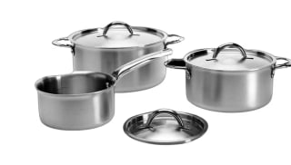 Pannenset 3-delig incl. rvs deksels - De Buyer - Alchimy voor €155,23 bij iBOOD