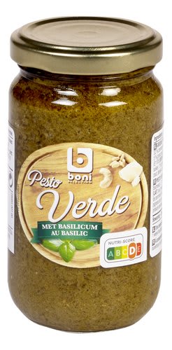 Groene pesto 190g voor €0,73 per potje