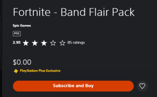 Fortnite - Band Flair Pack gratis in de Playstation Store