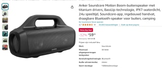 Anker Soundcore Motion Boom speaker voor €59,99 met Amazon Prime
