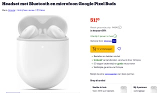 Google Pixel Buds oordopjes voor €51,83 bij Bol