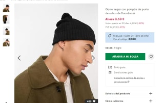 Vans Chaqueta Torrey Utility Pack + Gorro lana con pompón por 21,92€