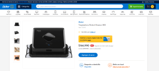 Trapeadora iRobot Braava 380 por $166.990