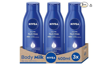 2x pack de 3ud NIVEA Body Milk Loción Corporal Nutritivo 400ml por 18,98€