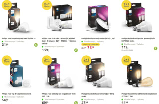 2+1 gratis op Philips Hue bij Praxis