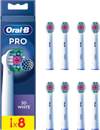 Pack 8 cabezales Oral-B Pro 3D White por 24,99€