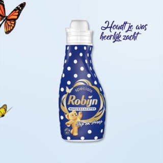 Robijn Specials Stip en Streep Wasverzachter 240 wasbeurten voor 15,65 euro