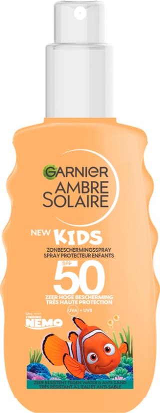 Garnier Ambre Solaire Finding Nemo Disney EcoDesigned zonnebrandspray SPF 50 - 150 ml voor €5,69 bij Bol.com