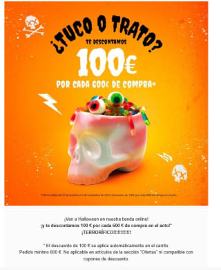 6€ de dewcuento por 100€ de compra en Tuco (pedido mñinimo 600€)