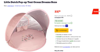 Little Dutch Ocean Dreams Anti-uv pop-up tent voor €33,30 bij Bol