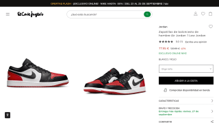 Zapatillas Nike Air Jordan 1 Low por 77,95€