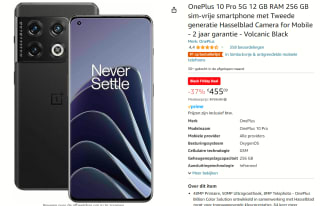 OnePlus 10 Pro 256GB Zwart voor €455,09 bij Amazon