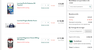 Tot 60% stapelkorting op Lucovitaal bij Holland & Barrett