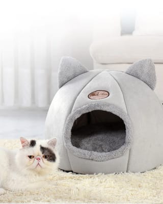 Cama para gatos o perro en forma de cueva por 10,89€
