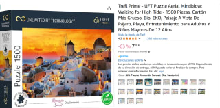 Trefl Aerial Mindblow: Waiting for High Tide de 1500 piezas por 7,10€