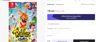 Rabbids: Party of Legends - Nintendo Switch por 13.50€